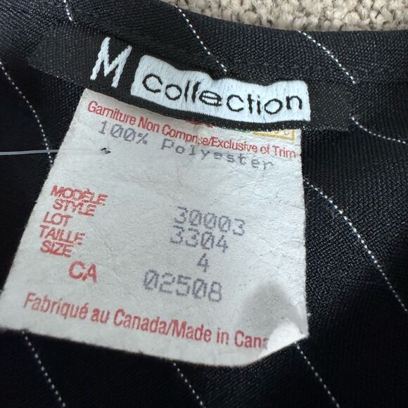 💚SALE💚 Vintage Y2K Black Pinstripe Mini Skirt - Picture 7 of 7